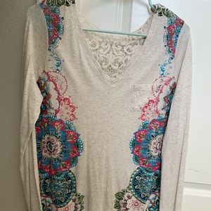 Cute long sleeve shirt/blouse